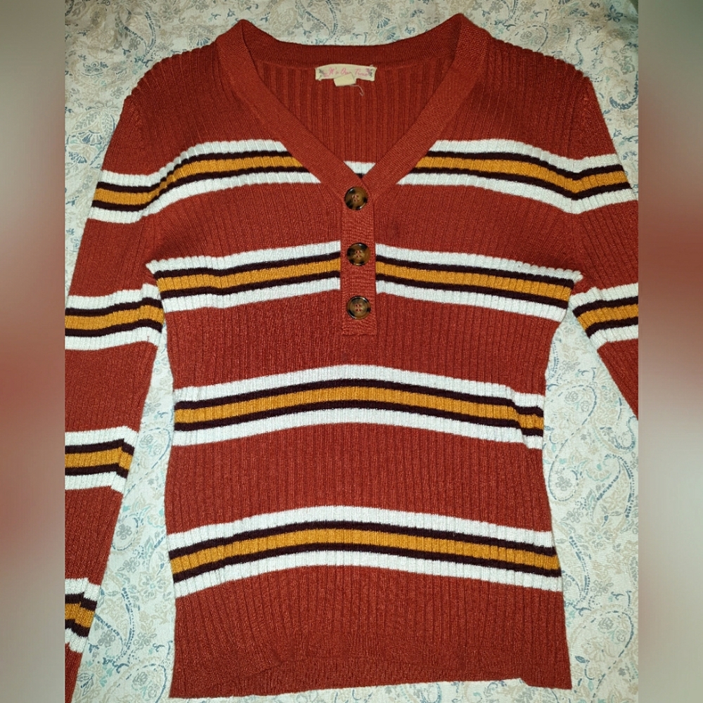 Fall Pattern Sweater - image 1